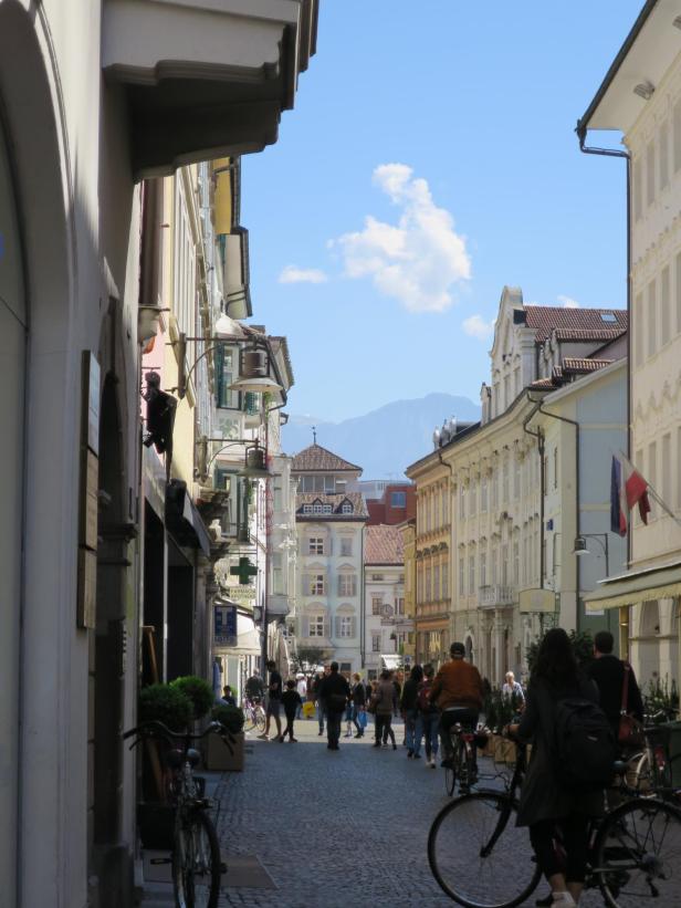 In Bozen trifft man sich unter den Lauben