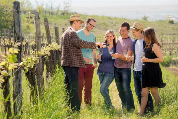 Beim "In die Grean gehen" stimmt man sich auf die nächste Weinsaison ein