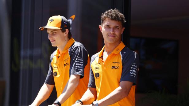 Oscar Piastri und Lando Norris von McLaren dominieren die Saison.